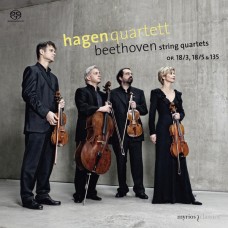 貝多芬：弦樂四重奏第3、5 & 16號 (哈根四重奏)　Beethoven：String Quartets Nos. 3, 5 & 16 (Hagen Quartet)